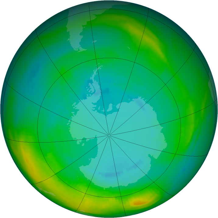 Ozone Map 1981-08-27